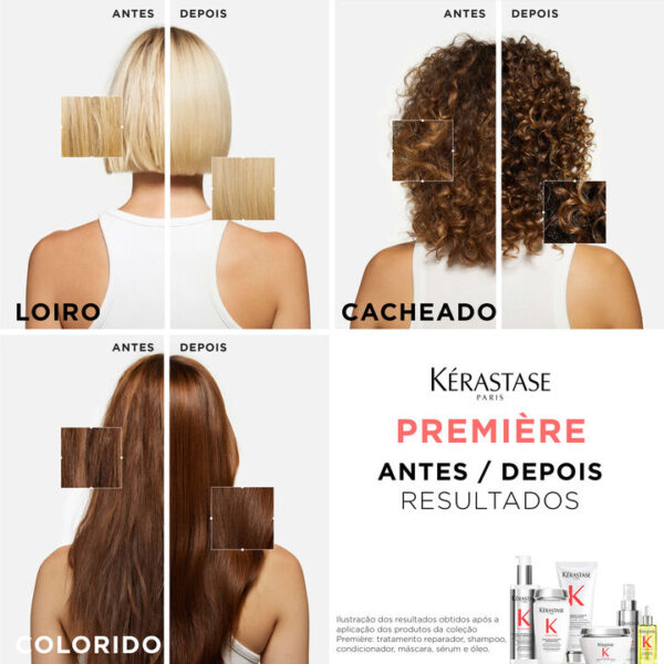 Tratamento Completo para Cabelos Danificados Finos e Médios Kérastase Première - Image 3