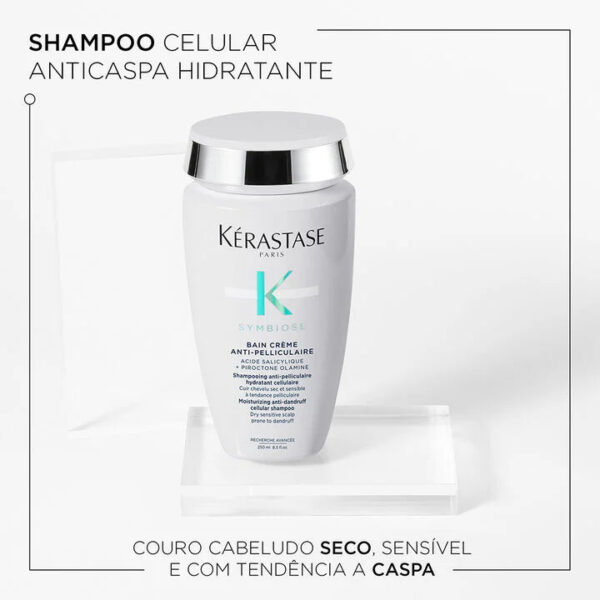 Shampoo Kérastase Symbiose Bain Crème Anti-Pelliculaire - Image 4