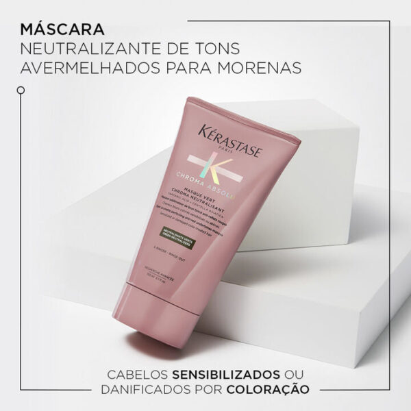 Máscara Kérastase Chroma Absolu Vert Chroma Neutralisant - Image 3